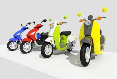 现代电动车3D模型下载